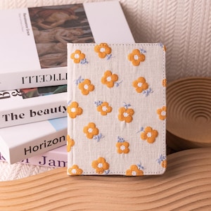 Sunflower Embroidery Kindle Cover, Kindle Case Paperwhite 2024 Paperwhite 7 Case Kindle 11th Generation Kindle 6" Cover 2024 Gift for Mom