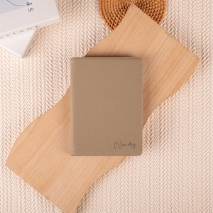 Personalized Brown PU Leather kindle case, kindle paperwhite 12th 7&#39;&#39; case, All new kindle 6&#39;&#39; 2024 11th case, gift for her