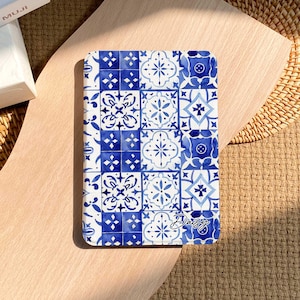Tiled Style Kindle Paperwhite 2024 Cover,Auto Wake/Sleep Case,Kindle 11th 2024 Case Paperwhite 7&#39;&#39; Case,Kindle Colorsoft Case,Gift for Mom