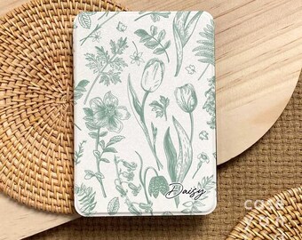 Floral Greenery Kindle Paperwhite Case, 7'' Auto Wake/Sleep