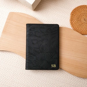 Retro zwarte bloem leren kindle-hoesje, kindle paperwhite 12e 7''-hoesje, personalisatie Kindle-hoesje, geheel nieuwe kindle 6'' 2024 11e hoesje