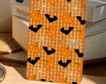 Halloween Pumpkin Bat All New Kindle 11th Generation 2024 Case, Paperwhite 7 / Colorsoft E‑Reader Cover, Kobo Clara Case,  Book Lovers Gift
