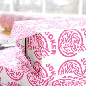 Mahjong Gift Wrapping Paper with Pink Jokers Mah Jongg Friends Gift Wrap Game Lovers Gift  Birthday Gift Wrap Game Party Hostess Present