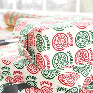 Mahjong Wrapping Paper Christmas Jokers Ivory Gift Wrap Mah Jongg Friend Hostess Gift Holiday Gift Wrap Cute Christmas Mahjong Gift Idea