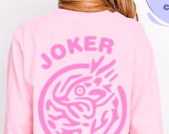Mahjong Joker Tile Comfort Colors Long Sleeve Shirt