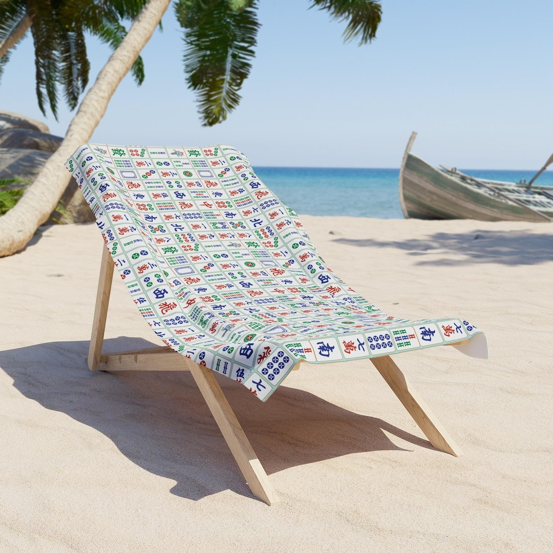 Mahjong Tiles Towel main image 0