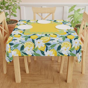 Mantel con diseño de limón para el día del juego de Mahjong, regalo para la anfitriona, idea de regalo para el jugador de Mah Jongg, decoración para la casa de la fiesta del día del juego de Mahjong imagen 5