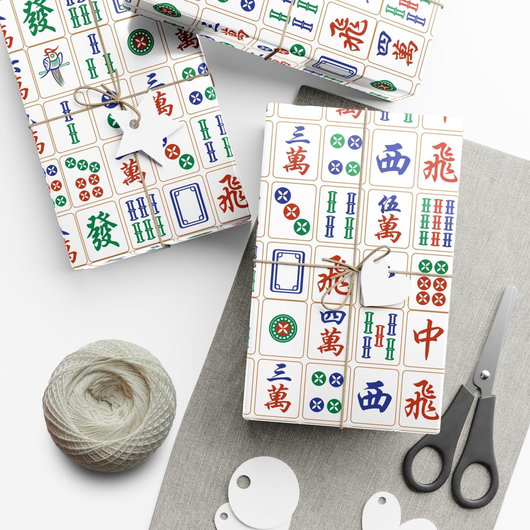 Mahjong Gift Set For Women - 6 Piece Themed Accessories For Players & Fans