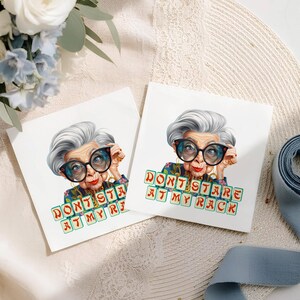 Grappige Mahjong-servetten Mah Jongg-feestcadeau "Don't Stare at My Rack" retro cocktailservetten afbeelding 12