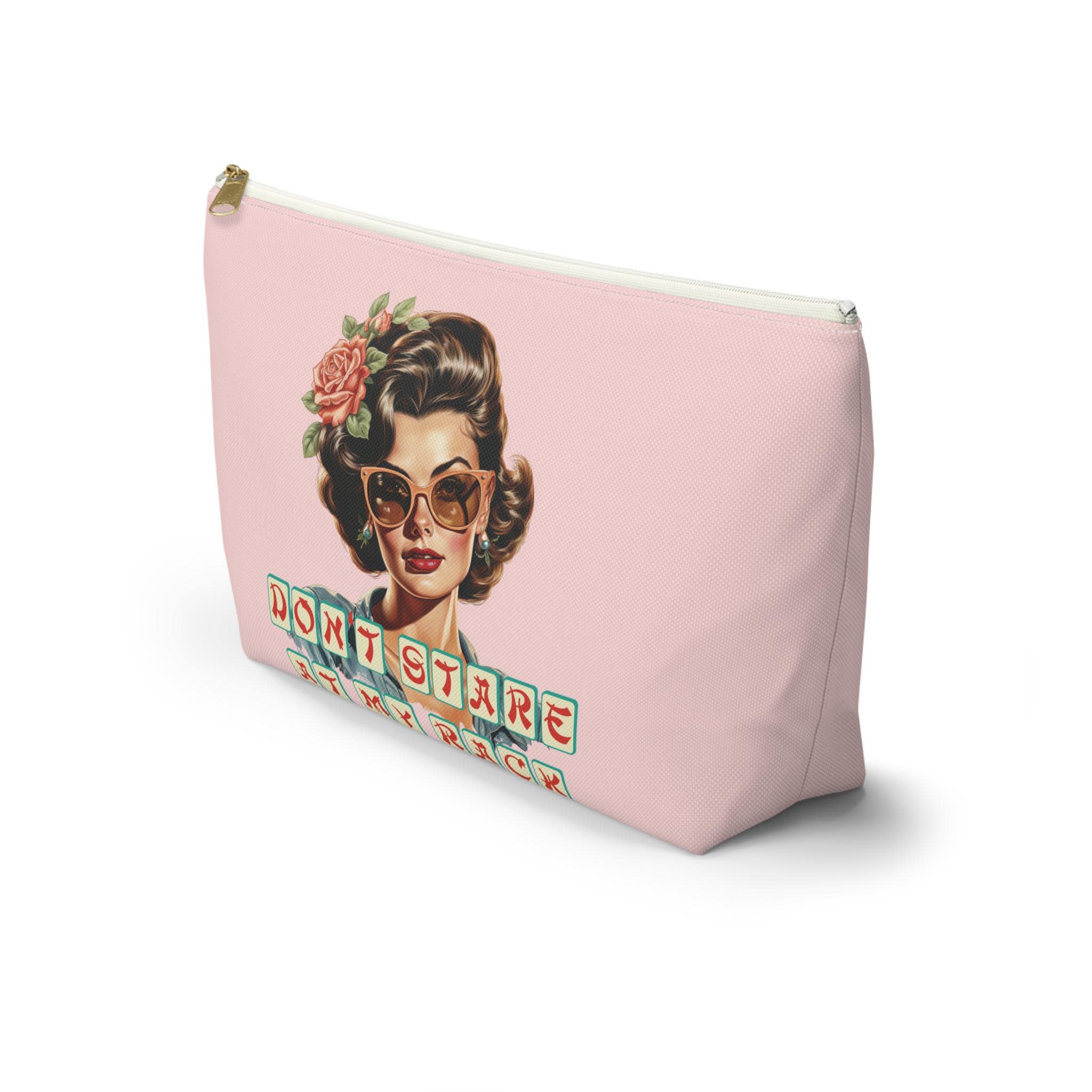 Mahjong Tile Pouch Funny 'Don't Stare At My Rack' Tile Bag Player Birthday Gift Mah Jongg Game Lover Gift Mahj Money Coin Winnings Bag