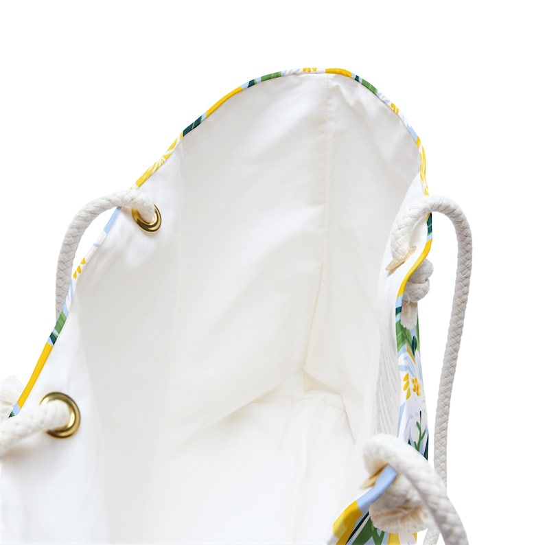 Borsa con tessere e rastrelliere per Mahjong, borsa oversize per il giorno del gioco Mah Jongg, idea regalo di compleanno per gli amanti del gioco, divertente borsa da torneo con motivo a limone. immagine 8