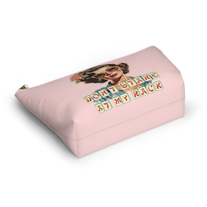 Bolsa para fichas de Mahjong, divertida bolsa con la frase "No mires mi estante", regalo de cumpleaños para jugadores, regalo para amantes del juego Mahjong, bolsa con monedas de Mahjong imagen 6