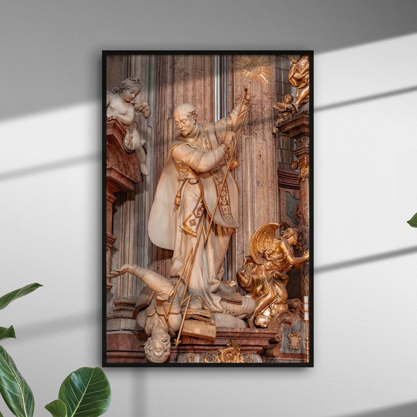 High Quality Print | St. Ignatius Tramples Martin Luther | Catholic Print | Catholic Art | Catholic Photography