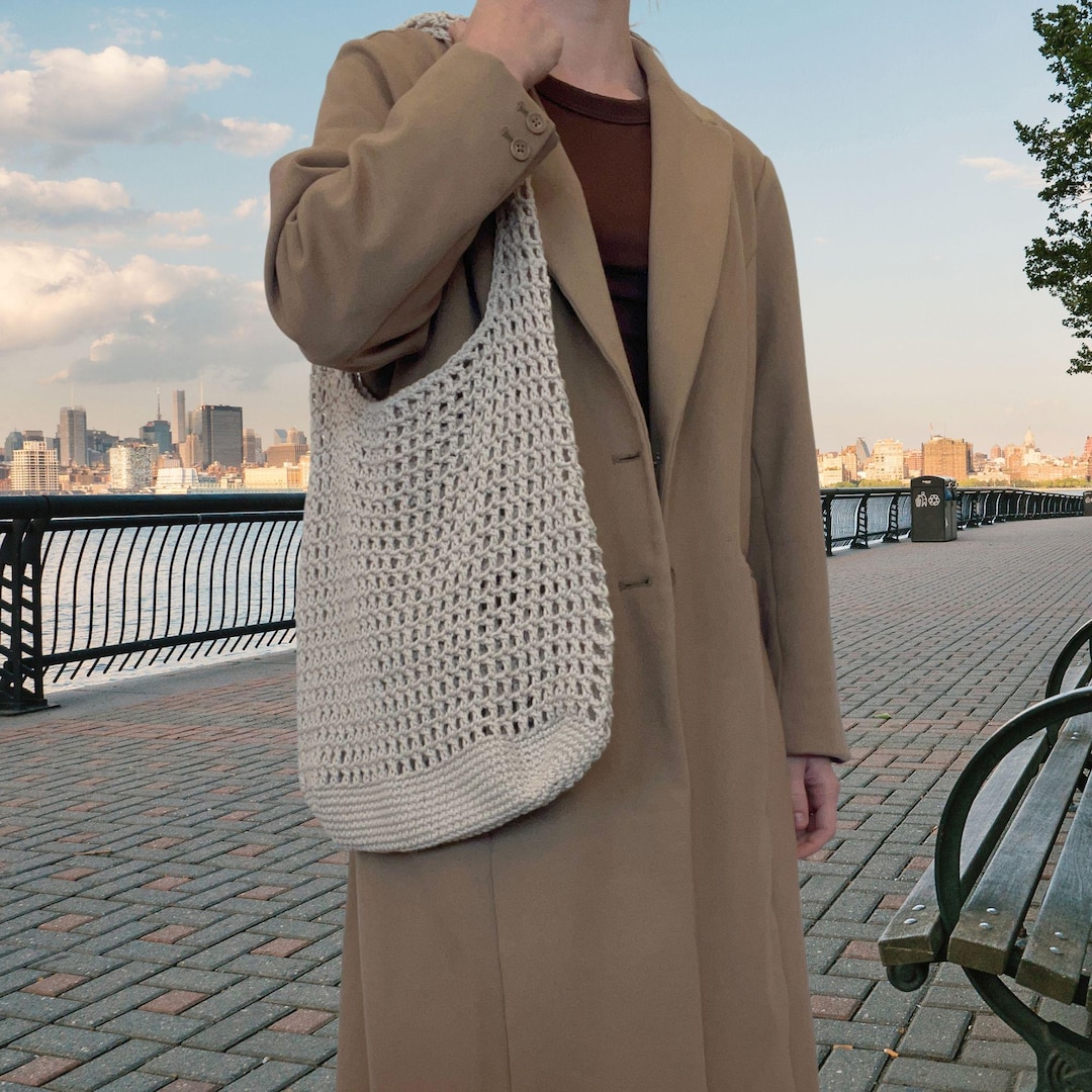 Crochet Beach Bag Pattern – Easy DIY Market Tote (PDF Pattern) - Etsy