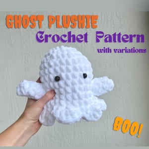 Crochet Pattern Ghosts - Halloween - crochet Halloween - pink amigurumi - amigurumi - amigurumi easy - crochet patterns - halloween crochet