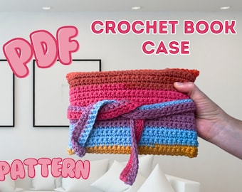 Crochet Book Case Pattern – Beginner-Friendly (PDF Download)