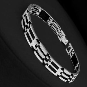 925 Sterling Silver Men&#39;s Bracelet