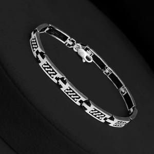 925 Sterling Silver Men&#39;s Bracelet