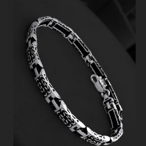 925 Sterling Silver Men&#39;s Bracelet