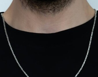 Cadena LIRA De Plata 925 Mm Eslabón Cadena Barco