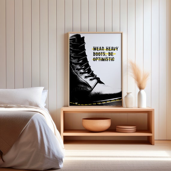 Dr. Martens Poster: Punk Fashion Boots Print (digital Download) - Etsy
