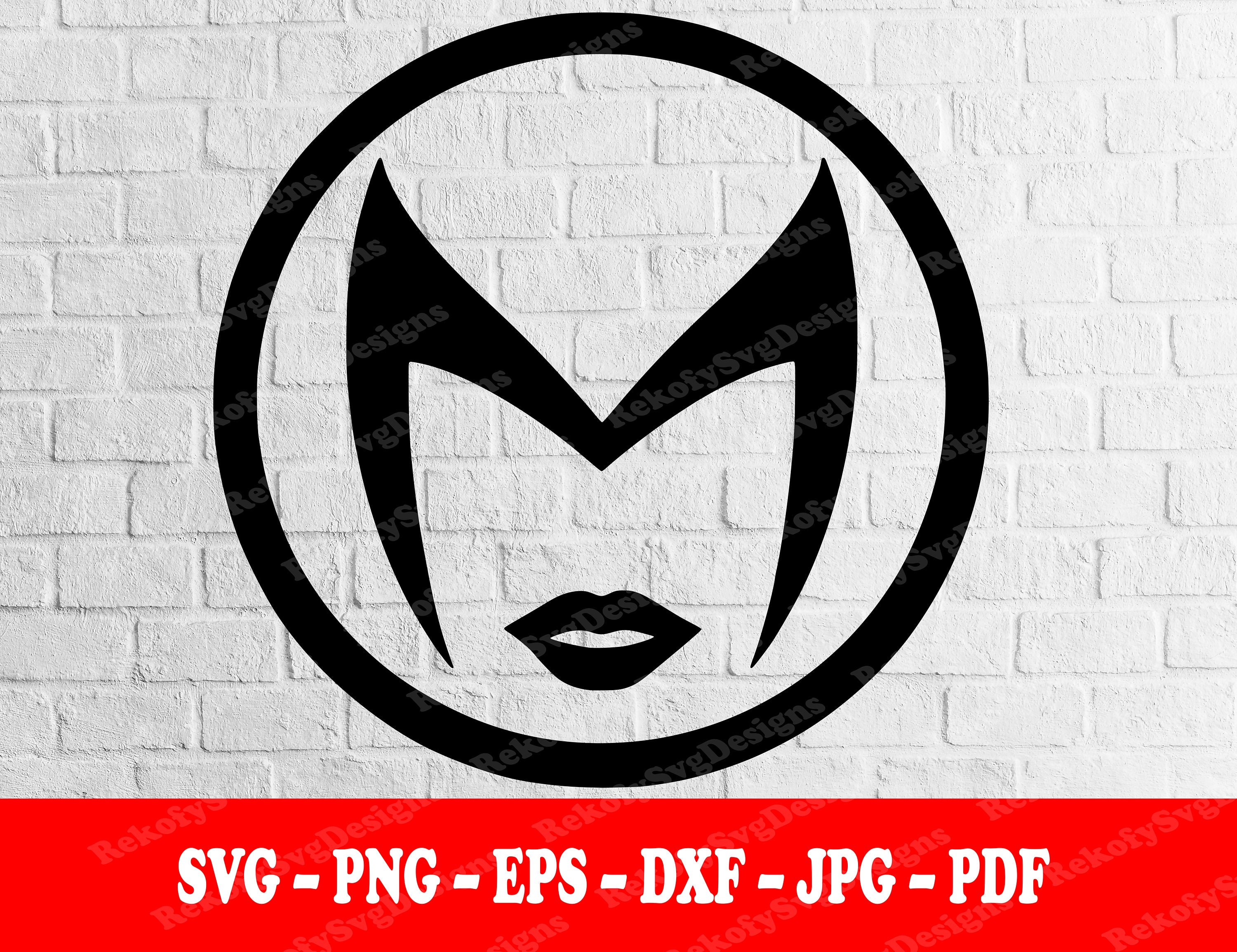 SCARLET WITCH LOGO, Svg, T-shirt, Sticker, Mug Wrap, Vector, Cricut ...