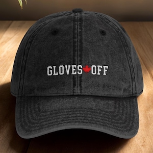 Gloves Off Elbows Up Hat, Canada Proud Embroidered Cap, Patriotic Statement Hat, Not for Sale Canada Hat, Nationalist Trucker Cap
