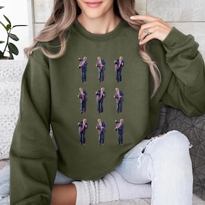 Trump 2024 Dancing Sweatshirt, Pro Trump Patriotic Election Sweater, Political Make America Great Shirt, Conservative MAGA Gift Tshirt
