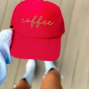 Coffee Trucker Hat, Caffeine Lover Snapback, Funny Morning Mesh Cap, Barista Hat Gift Idea, Coffee Addict Aesthetic Dad Hat