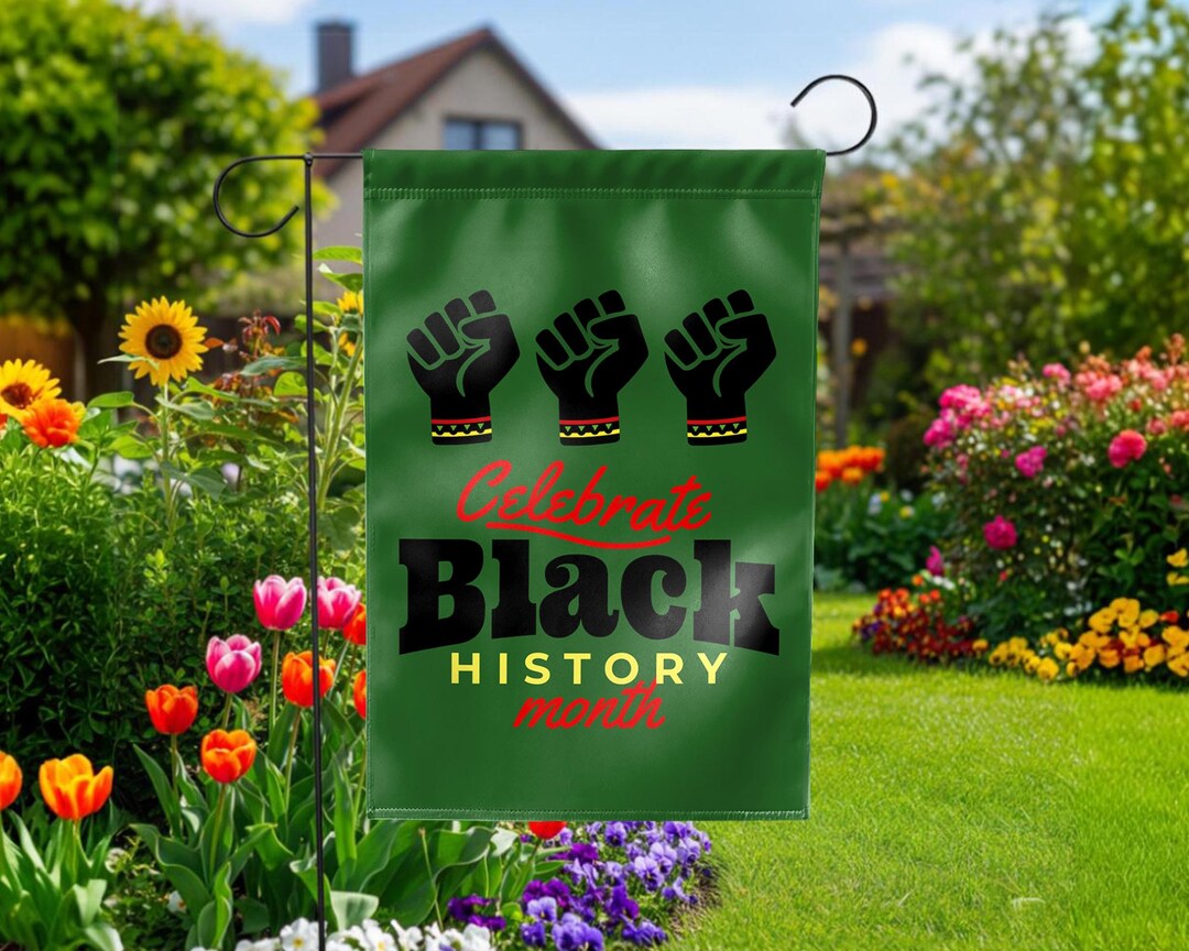 Black History Month Yard Banner - African American Heritage Garden Sign ...