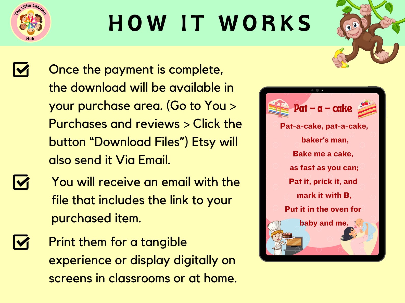 Nursery Rhymes Song Charts | Printable Classroom Decor (digital ...