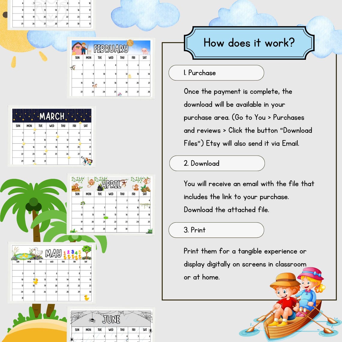 Nursery Rhyme Calendar 2026: Printable Teacher Classroom Calendar (PDF ...