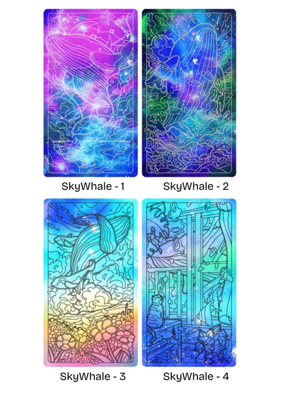 DIY Foil Art Coloring Kit for Adults & Kids | Skywhale Glitting