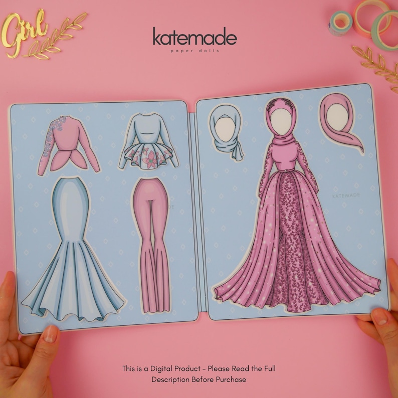 Printable Paper Dolls Dress up Set | Digital Download | Creative Kids ...