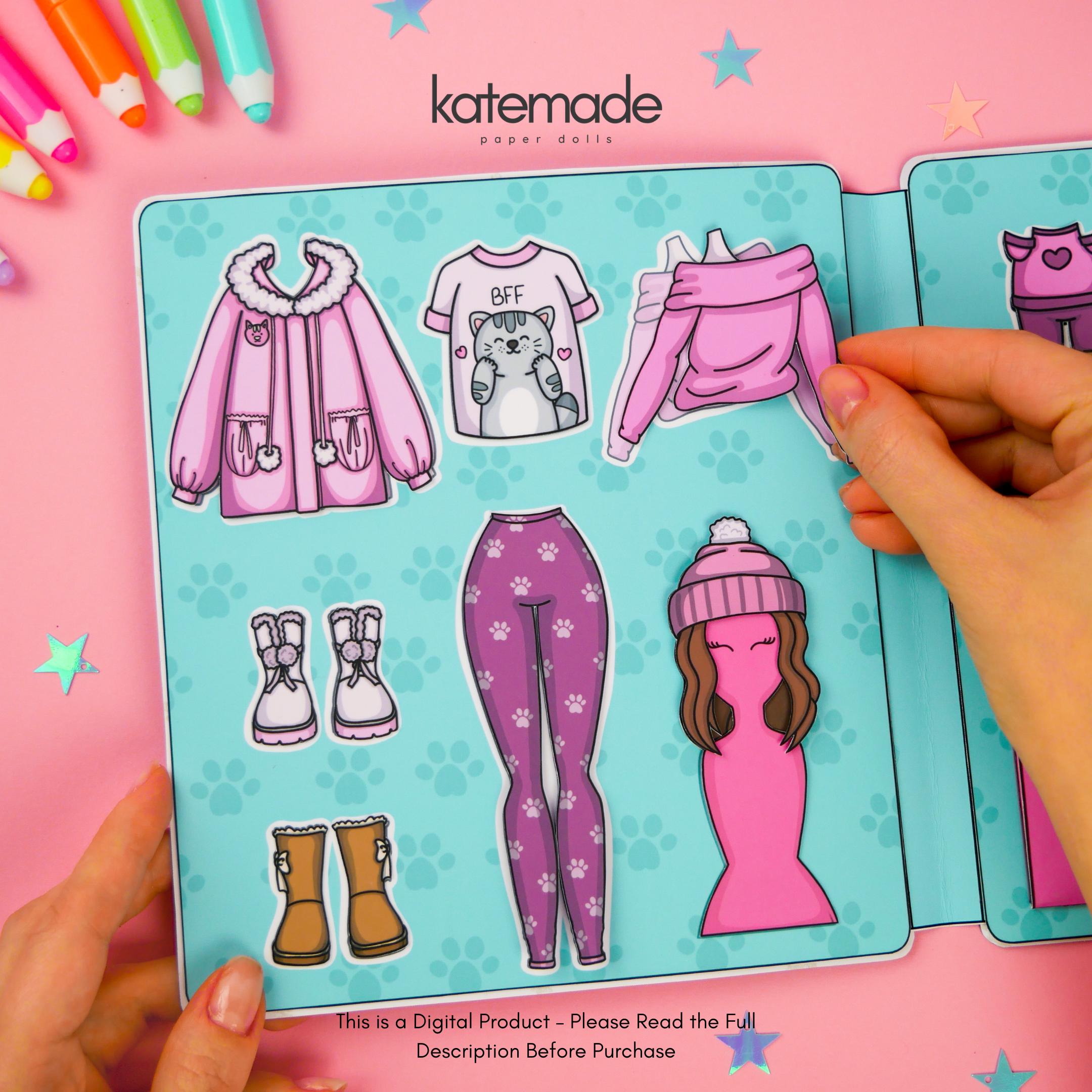 Printable Paper Dolls Dress up Set | Digital Download | Creative Kids ...