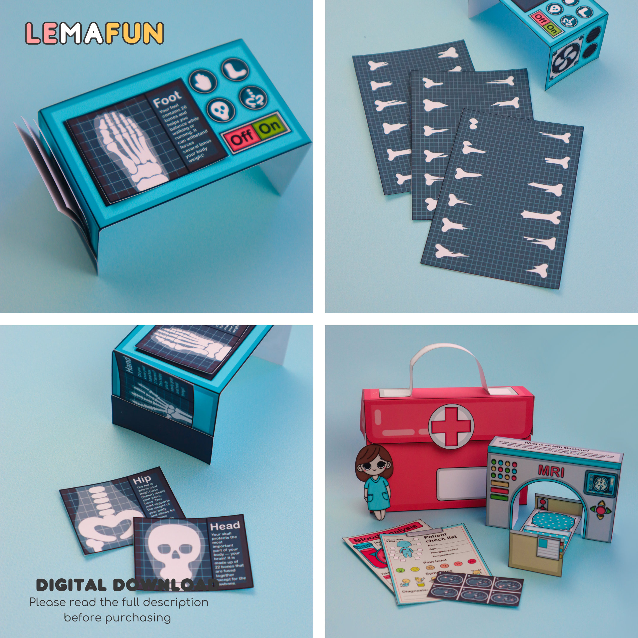 DIY Doctor Kit Printable Template for Kids, Children's Activities, Fun ...