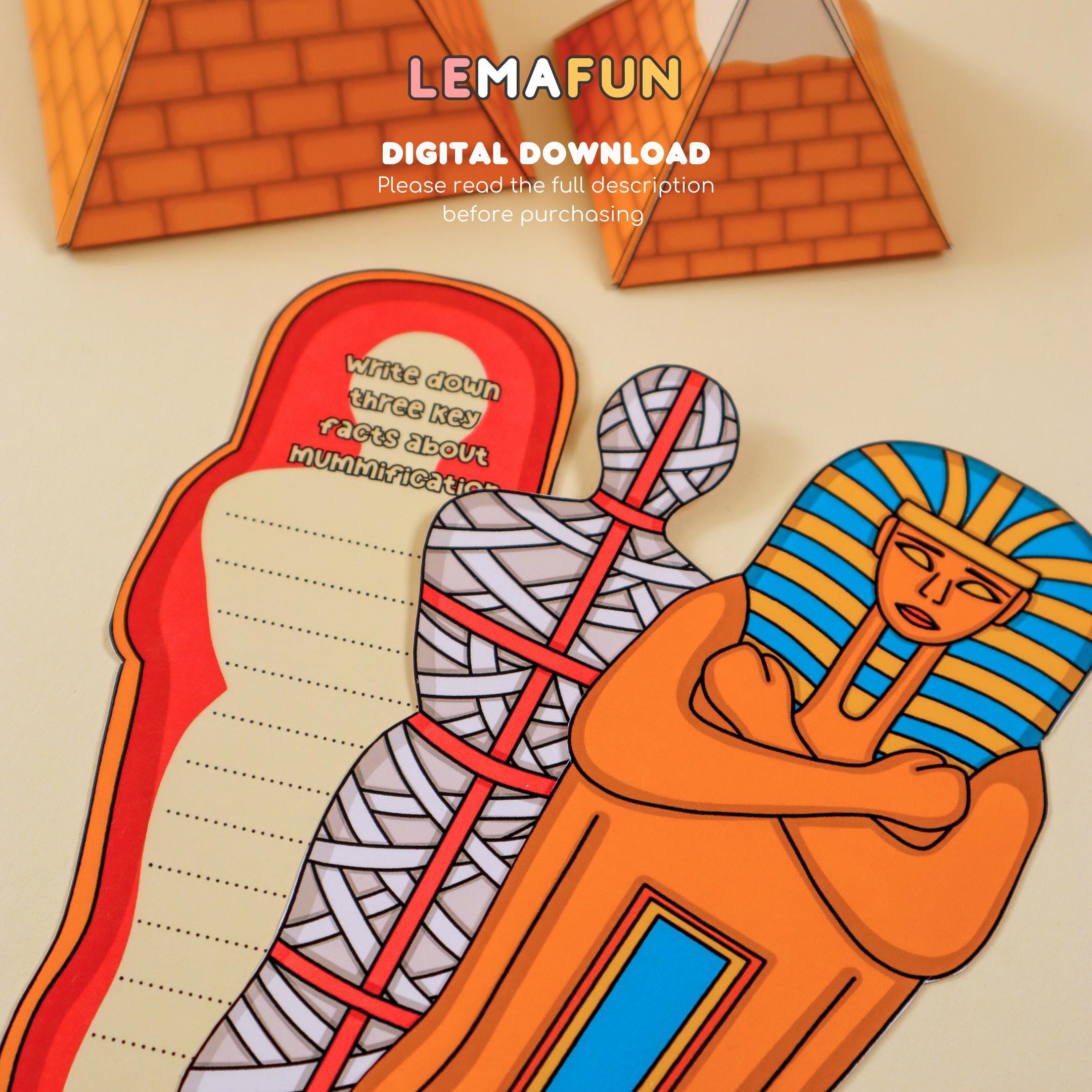 Ancient Egyptian Lapbook Printable | History Project for Kids 8-12 ...