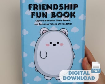 Friendship Questionnaire.pdf DIY Friendship Questionnaire Album for Kids (ages 7-12) - Printable PDF ...