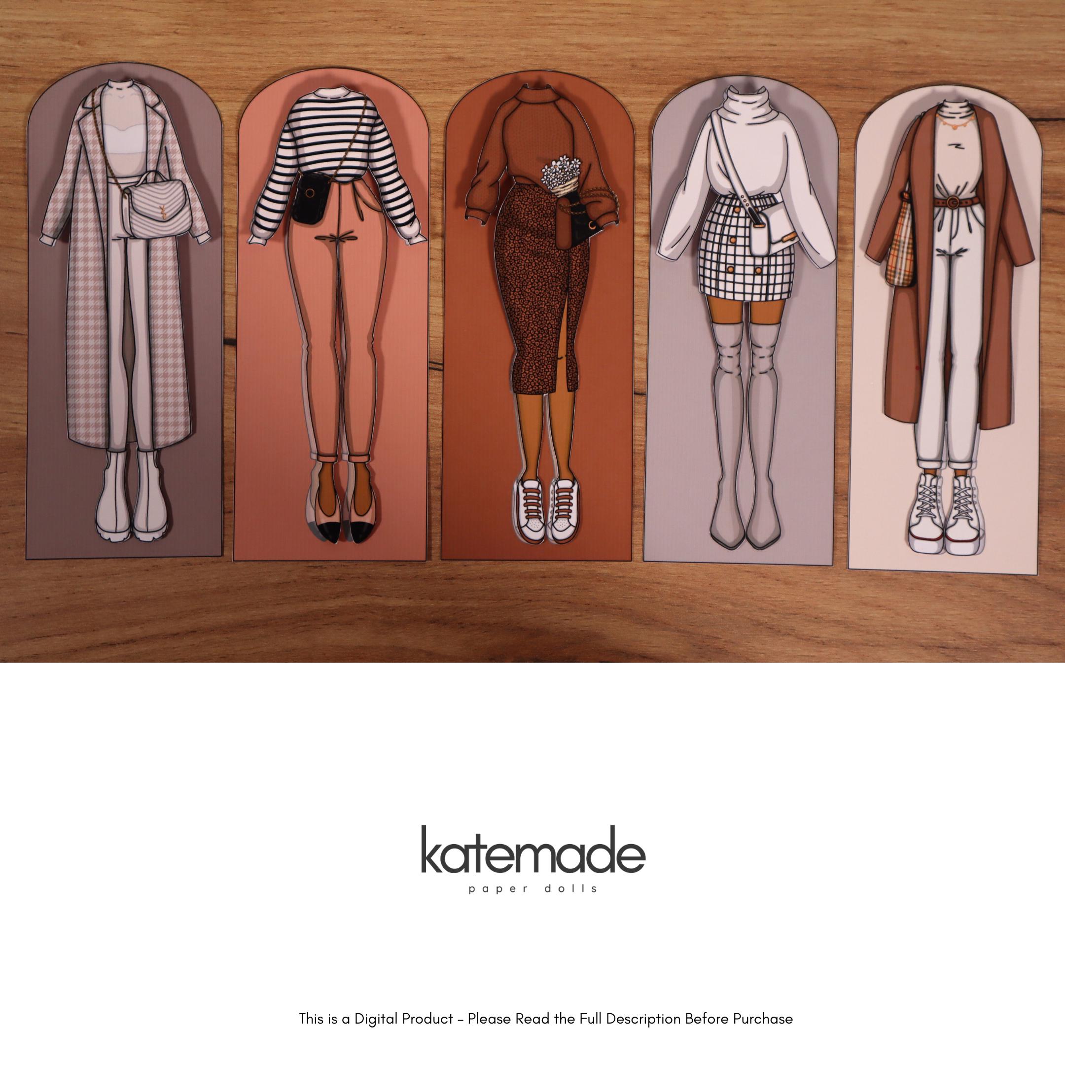 Printable Paper Dolls Dress up Set | Digital Download | Creative Kids ...