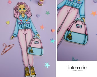 Printable Paper Dolls Dress Up Set | Digital Download | Creative Kids Activities | DIY For Kids | Instant Download | Craft At Home