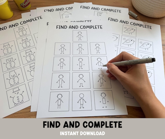 Printable Worksheets for Kids | Drawing and Tracing Activities | Preschool and Kindergarten Worksheets | Fine Motor Skills Practice