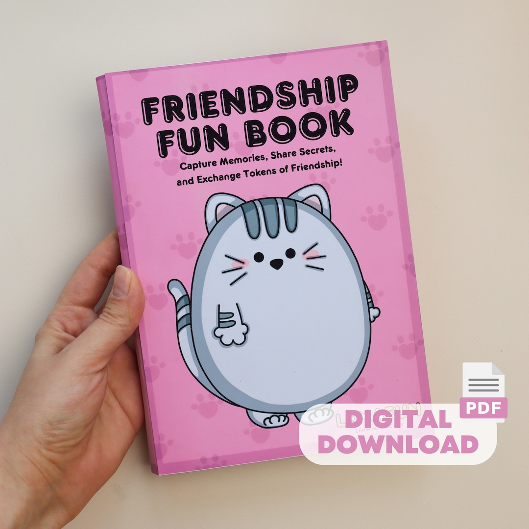 Friendship Questionnaire.pdf DIY Friendship Questionnaire Album for Kids (ages 7-12) - Printable PDF ...