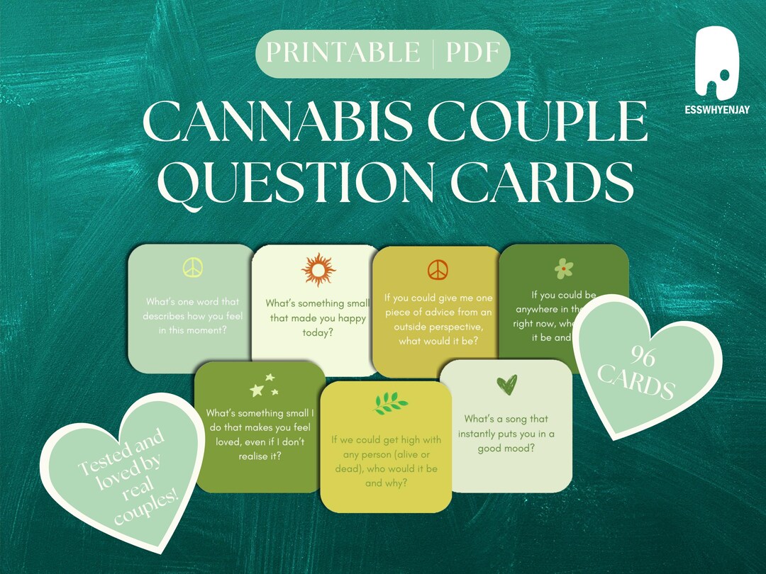 Digital 420 Conversation Starters, Printable Smoker Talking Points, Fun ...