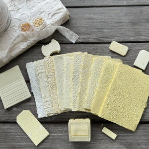 Handmade Paper Pack- Lemon