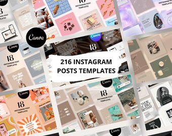 216 Instagram Puzzle Templates