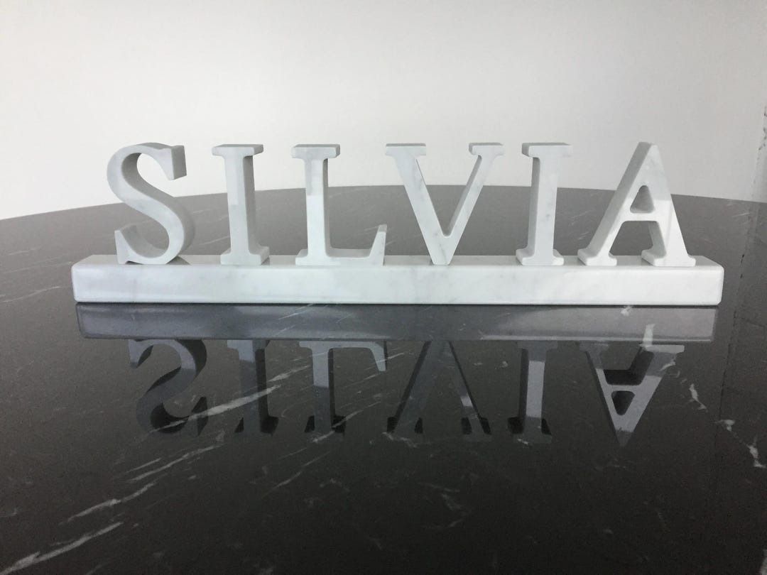 Personalized Marble Lettering – Name, Phrase, or Logo | Handcrafted ...
