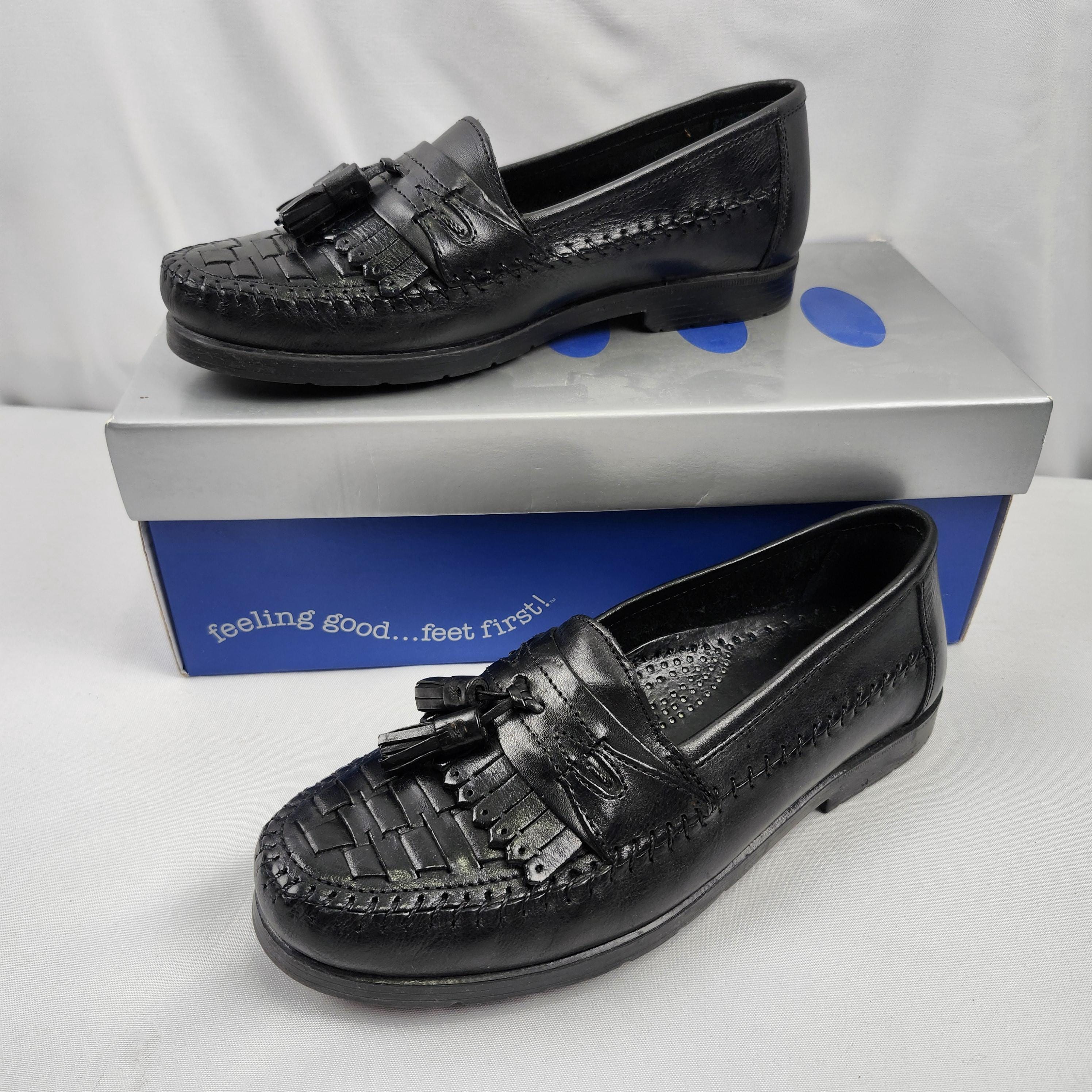 Vintage Tassel Loafers - Etsy