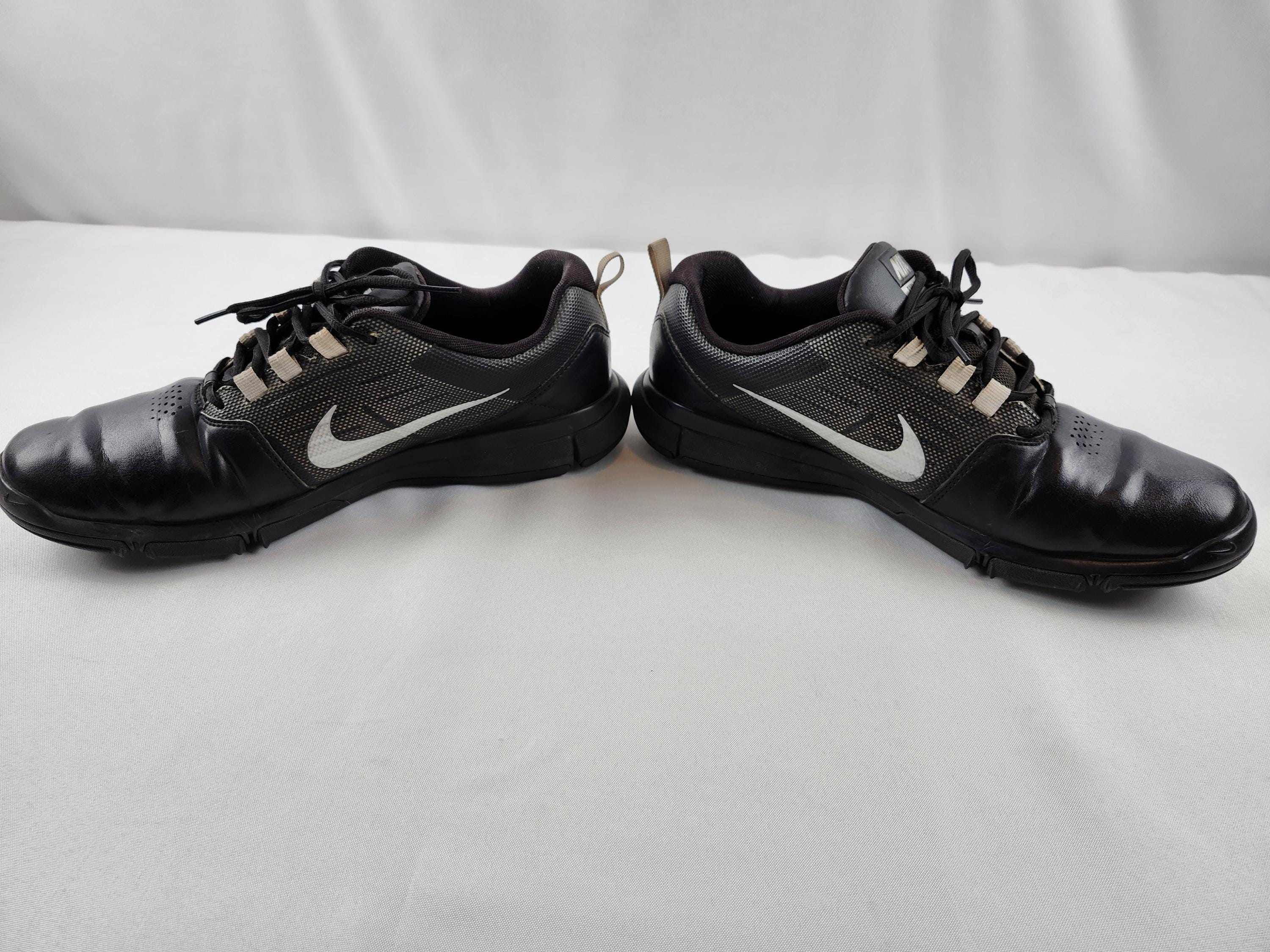 Nike Shoes Mens 11.5 Golf Cleat Saddle Oxford Classic Waverly Last Black Leather NIKE Air golf waverly last Black Leather gore | Mercari main image 2