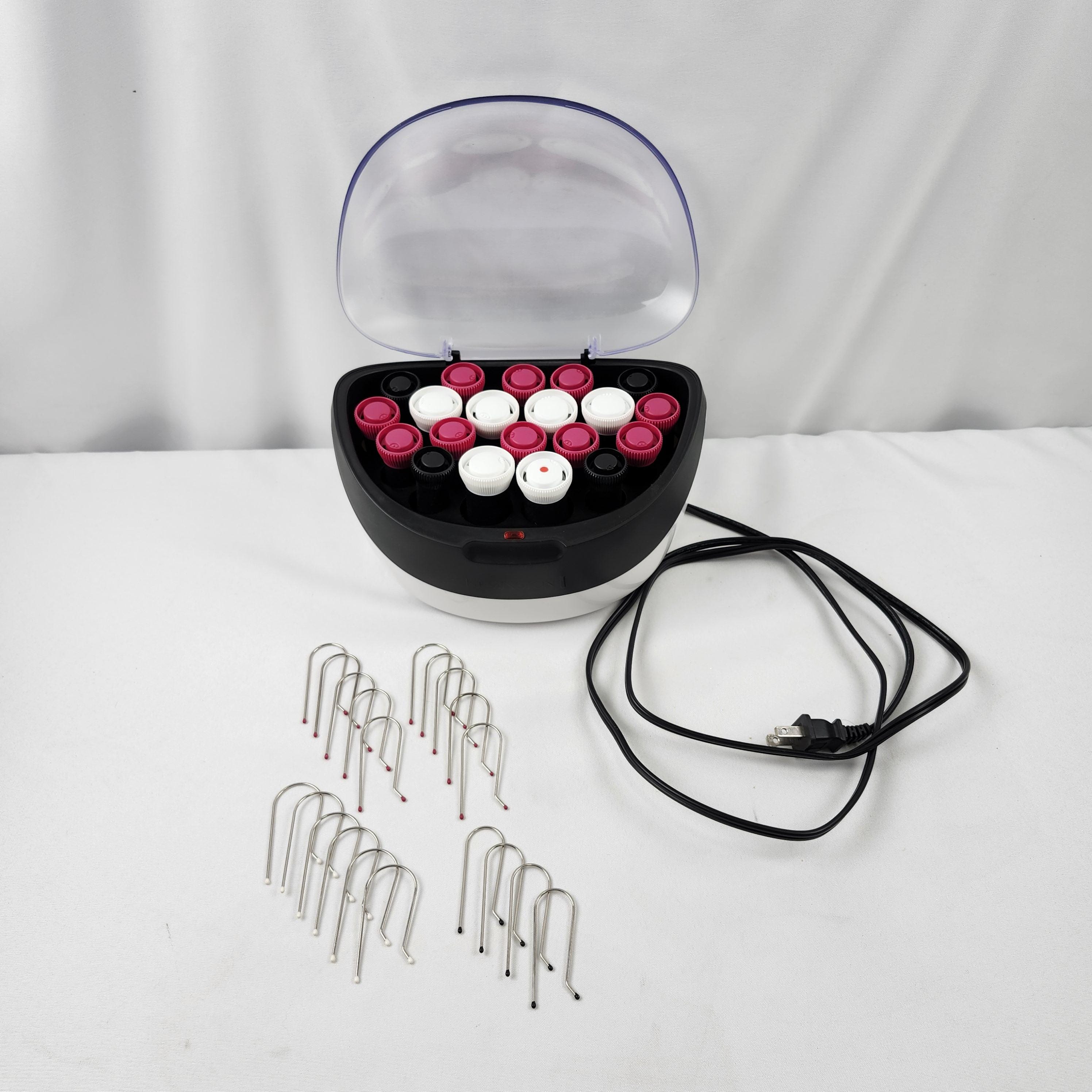 Remington Swing Setter Jumbo Heated Rollers Model VH-20 With Clips & Instruction Shine Therapy™ Hair Setter Hot Rollers with Argan Oil and  main image 2