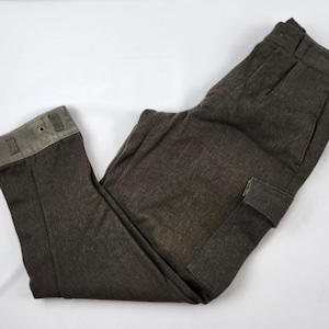パンツ vintage wool pants Vintage Swiss Army Wool Pants 1941 98 L | eBay